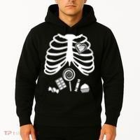 Candy X-Ray Skeleton Rib Cage Hoodie thumb 2