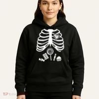 Candy X-Ray Skeleton Rib Cage Hoodie thumb 5