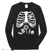Candy X-Ray Skeleton Rib Cage Long Sleeve Shirt thumb 0