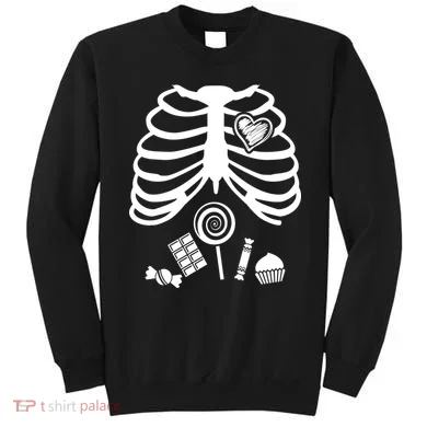Candy X-Ray Skeleton Rib Cage Sweatshirt