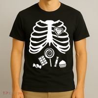 Candy X-Ray Skeleton Rib Cage T-Shirt thumb 3