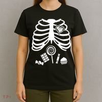 Candy X-Ray Skeleton Rib Cage T-Shirt thumb 4