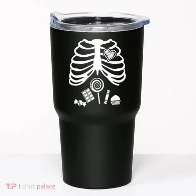 Candy X-Ray Skeleton Rib Cage Tumbler