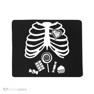 Candy X-Ray Skeleton Rib Cage Mousepad