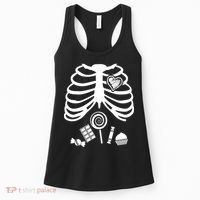 Candy X-Ray Skeleton Rib Cage Women's Tank Top thumb 0