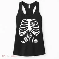 Candy X-Ray Skeleton Rib Cage Women's Tank Top thumb 0
