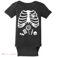 Candy X-Ray Skeleton Rib Cage Baby Bodysuit thumb 0