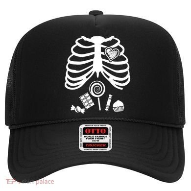 Candy X-Ray Skeleton Rib Cage Hat