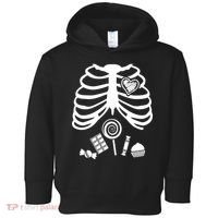 Candy X-Ray Skeleton Rib Cage Toddler Hoodie thumb 0