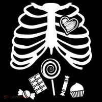 Candy X-Ray Skeleton Rib Cage Toddler Hoodie thumb 2