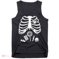 Candy X-Ray Skeleton Rib Cage Tank Top thumb 0