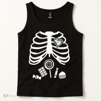 Candy X-Ray Skeleton Rib Cage Tank Top thumb 2