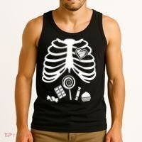 Candy X-Ray Skeleton Rib Cage Tank Top thumb 3