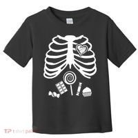Candy X-Ray Skeleton Rib Cage Toddler T-Shirt thumb 0