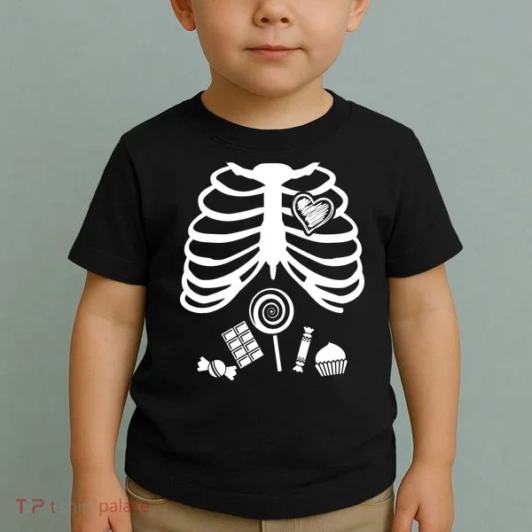 Candy X-Ray Skeleton Rib Cage Toddler T-Shirt