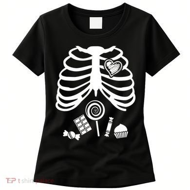 Candy X-Ray Skeleton Rib Cage Women's T-Shirt
