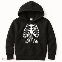 Candy X-Ray Skeleton Rib Cage Kids Hoodie thumb 0