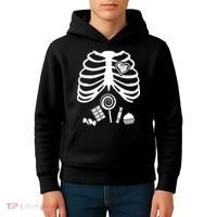 Candy X-Ray Skeleton Rib Cage Kids Hoodie thumb 4