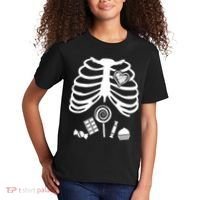 Candy X-Ray Skeleton Rib Cage Kids T-Shirt thumb 2