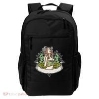 Cannabis Lady Smoking Pot Backpack thumb 0