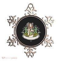 Cannabis Lady Smoking Pot Ornament thumb 0