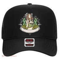 Cannabis Lady Smoking Pot Hat thumb 0