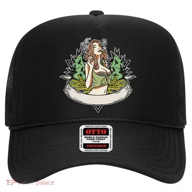 Cannabis Lady Smoking Pot Hat