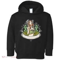 Cannabis Lady Smoking Pot Toddler Hoodie thumb 0