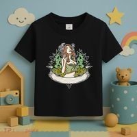 Cannabis Lady Smoking Pot Toddler T-Shirt thumb 3