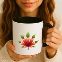 Cannabis Leaf Coffee Mug thumb 3