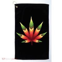 Cannabis Leaf Golf Towel thumb 0