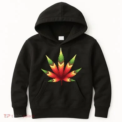 Cannabis Leaf Kids Hoodie