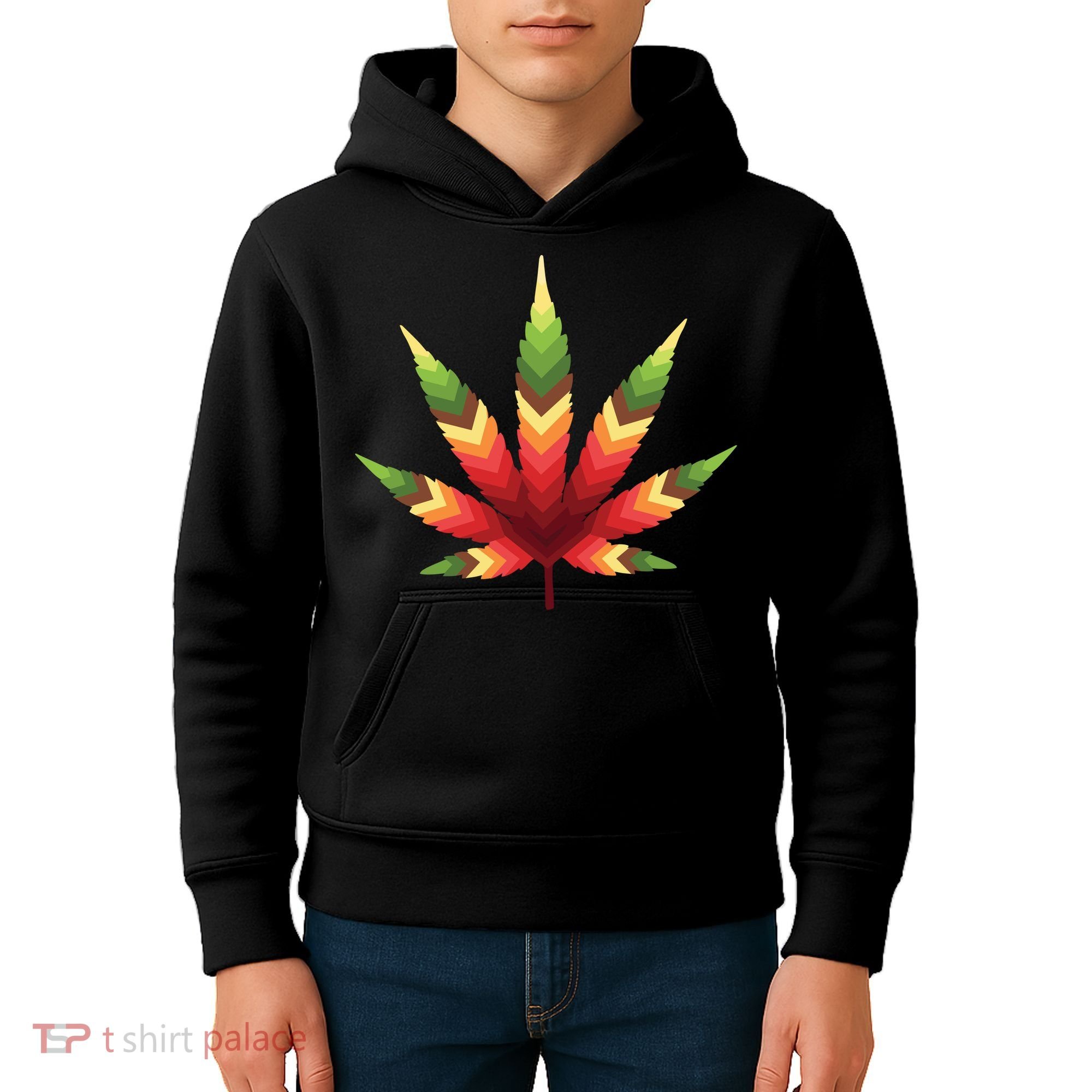Cannabis Leaf Kids Hoodie
