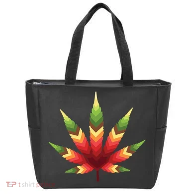 Cannabis Leaf Tote Bag