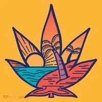 Cannabis Leaf Beach Polo thumb 2