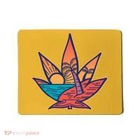 Cannabis Leaf Beach Mousepad thumb 0
