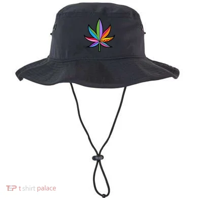 Cannabis Leaf Colorful Patterns Weed Bucket Hat