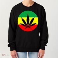 Cannabis Leaf Jamaican Style Women's Sweatshirt thumb 0