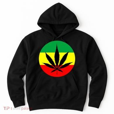 Cannabis Leaf Jamaican Style Hoodie