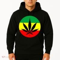 Cannabis Leaf Jamaican Style Hoodie thumb 2