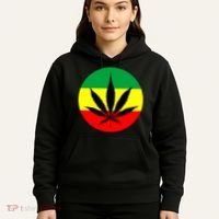 Cannabis Leaf Jamaican Style Hoodie thumb 5