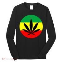 Cannabis Leaf Jamaican Style Long Sleeve Shirt thumb 0