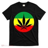 Cannabis Leaf Jamaican Style T-Shirt thumb 0