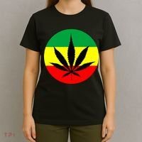 Cannabis Leaf Jamaican Style T-Shirt thumb 4