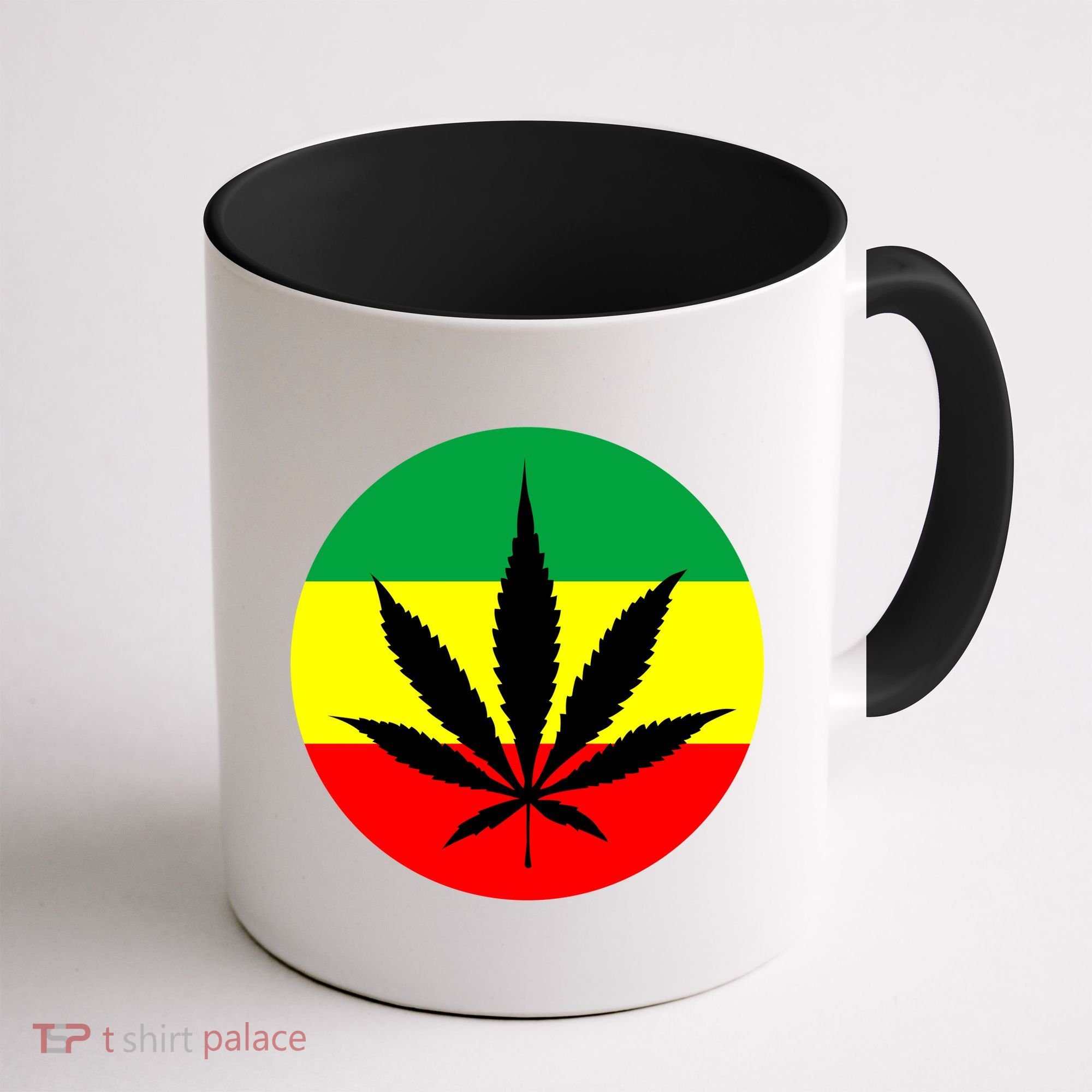 Cannabis Leaf Jamaican Style Coffee Mug