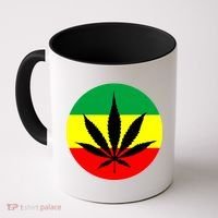 Cannabis Leaf Jamaican Style Coffee Mug thumb 0