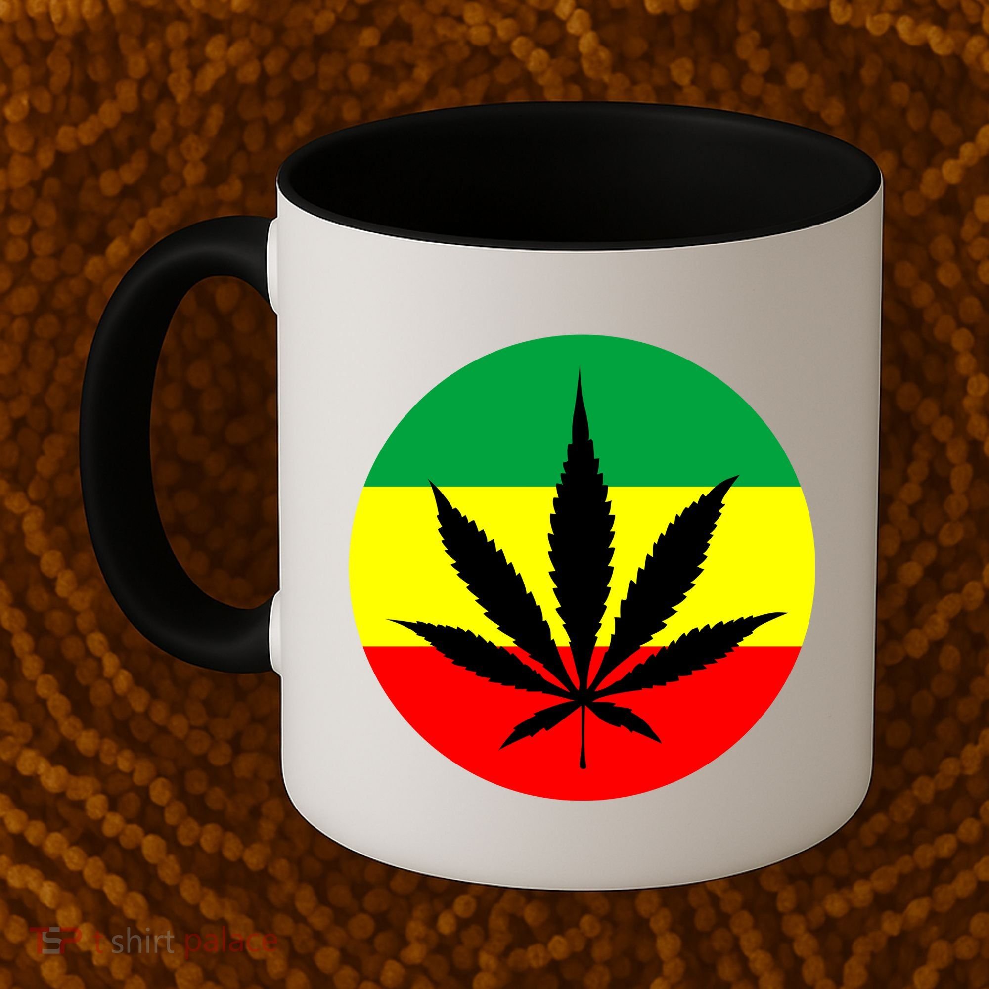 Cannabis Leaf Jamaican Style Coffee Mug