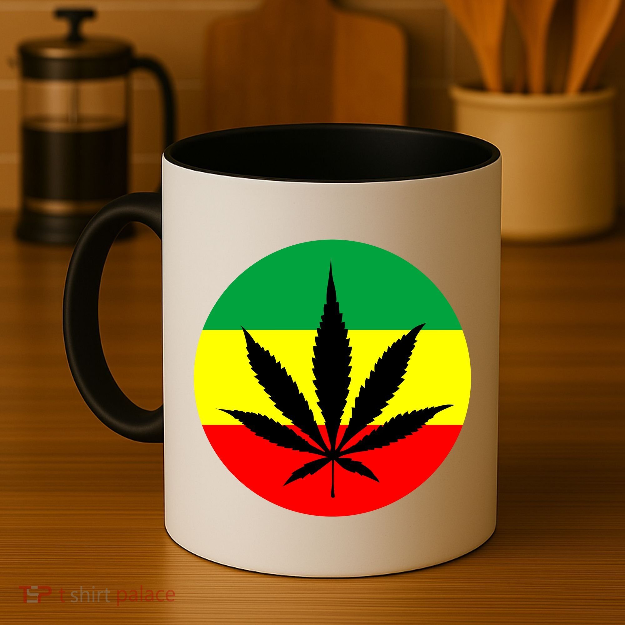 Cannabis Leaf Jamaican Style Coffee Mug