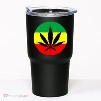 Cannabis Leaf Jamaican Style Tumbler thumb 0