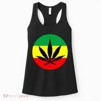Cannabis Leaf Jamaican Style Women's Tank Top thumb 0
